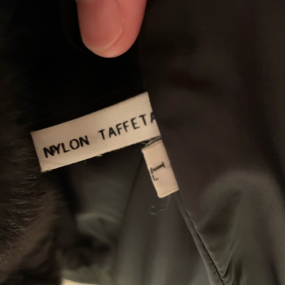 Vintage Black Lambskin & Fur Bomber Jacket - Picture 12 of 16